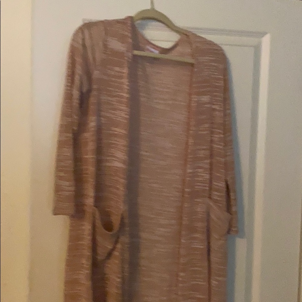 LulaRoe light pink Duster